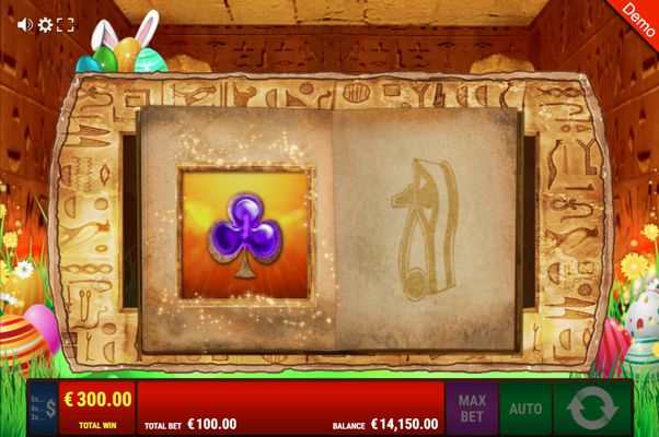 Ramses Book Easter Egg :: Random bonus symbol selected prior to free games