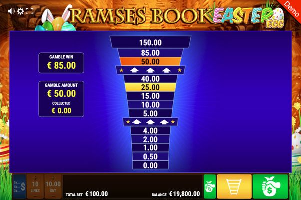 Ramses Book Easter Egg :: Ladder Gamble Feature