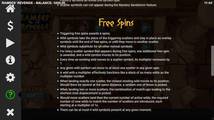 Free Spin Feature Rules