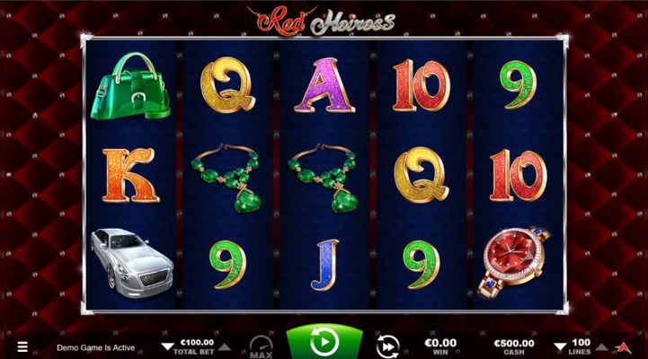 Play slots at BitBet24: BitBet24 featuring the Video Slots Red Heiress with a maximum payout of $10,000