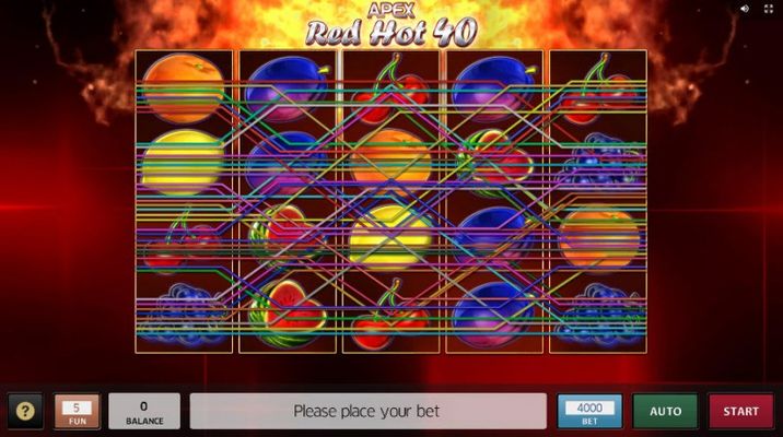 Red Hot 40 :: Main Game Board