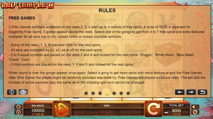 Free Spins Rules