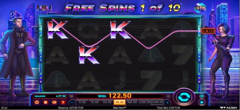 Reel Hero :: Free Spins Game Board
