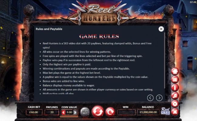 Reel Hunters :: General Game Rules
