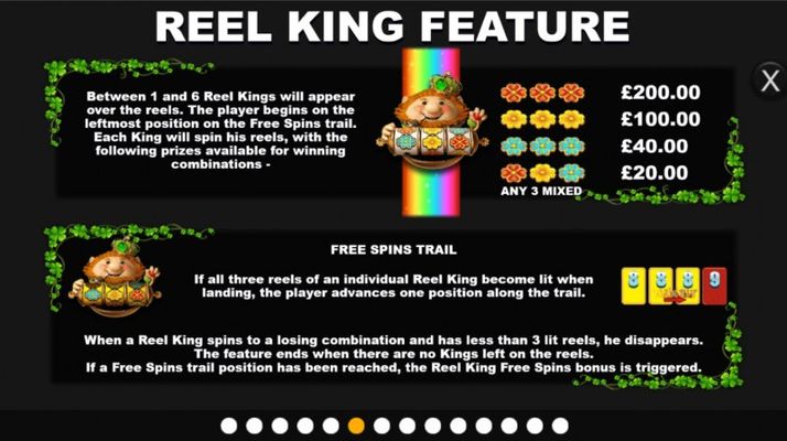 Reel Lucky King Megaways :: Reek King Feature