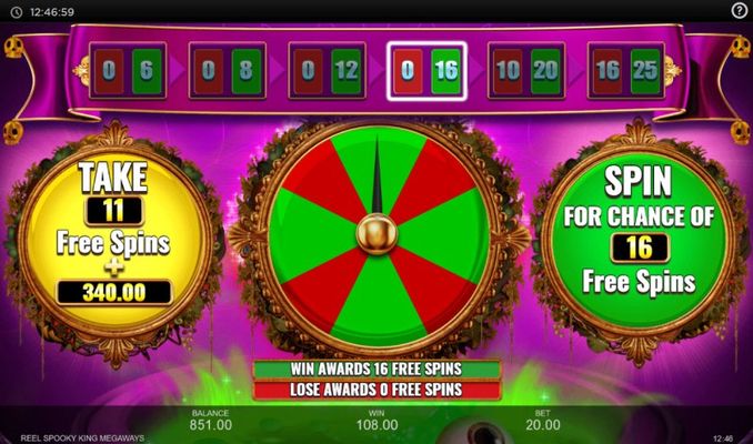 Free Spins Gamble Feature