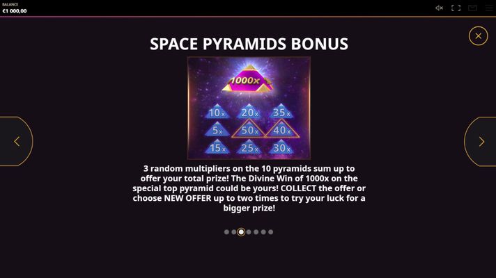 Reels of Egypt :: Space Pyramids Bonus
