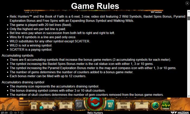 General Game Rules