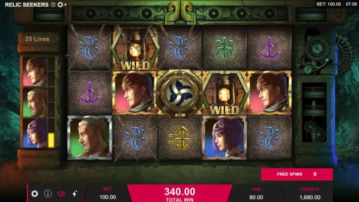 Free Spins Game Board