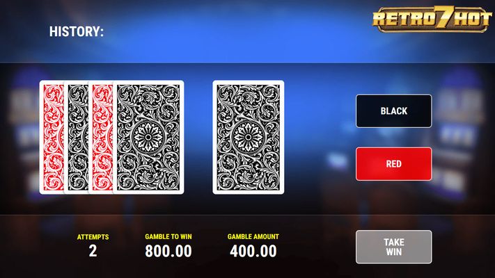 Black or Red Gamble Feature