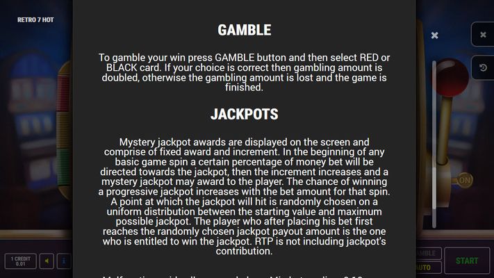 Jackpot Rules