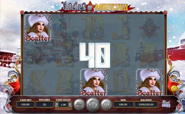 Scatter symbols triggers the free spins feature