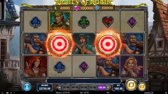 Scatter symbols triggers the free spins feature