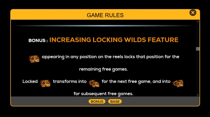 Increasing Lockung Wilds Feature