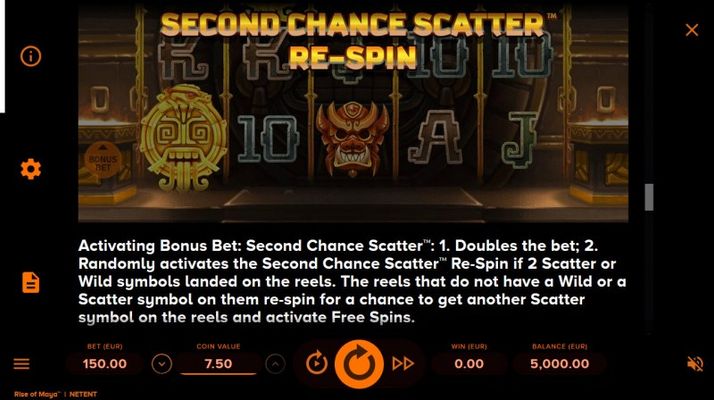 Rise of Maya :: Second Chance Scatter Re-Spin
