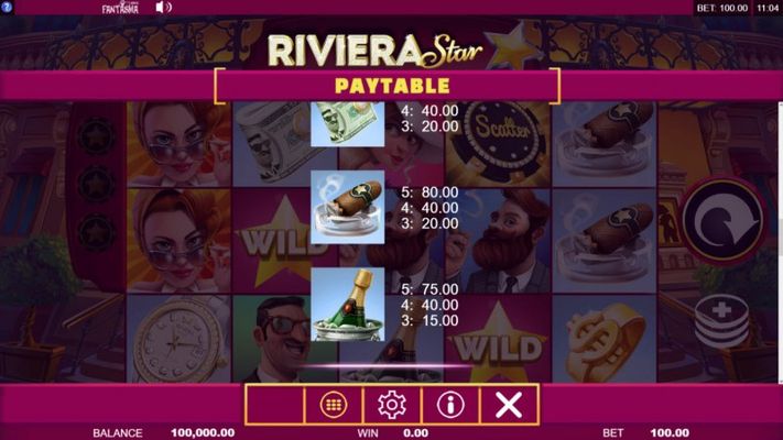 Paytable - Low Value Symbols