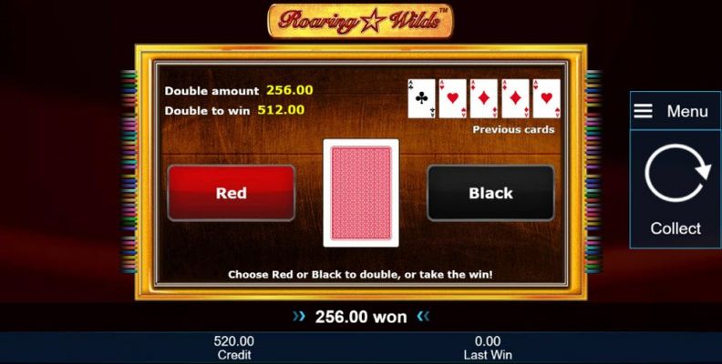 Red or Black Gamble Feature