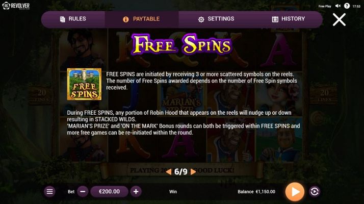 Free Spins Rules