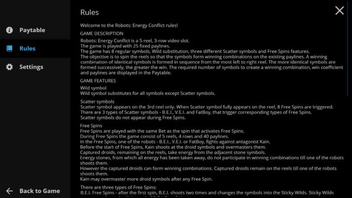 General Game Rules