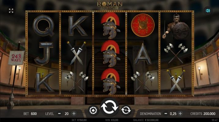 Roman Adventure :: Main Game Board