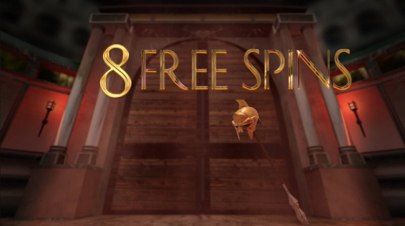 8 Free Spins Awarded