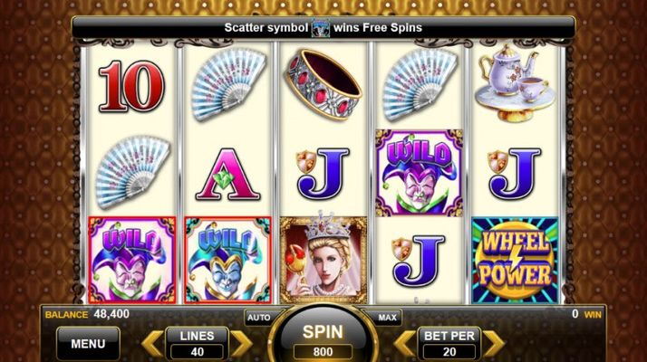 Scatter symbols triggers the free spins feature