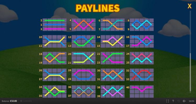 Royal Rings :: Paylines 1-40