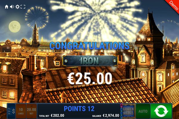 Royal Seven Golden Nights Bonus :: Total bonus payout