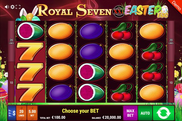 Royal Seven XXL Easter Egg :: Main Game Board