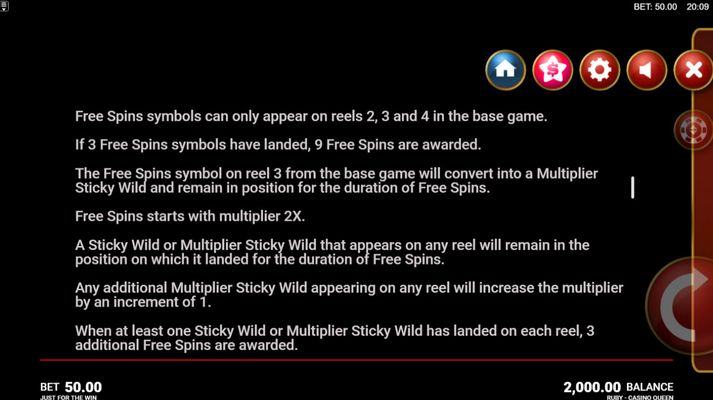 Free Spins Rules