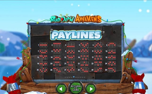 Paylines 1-30