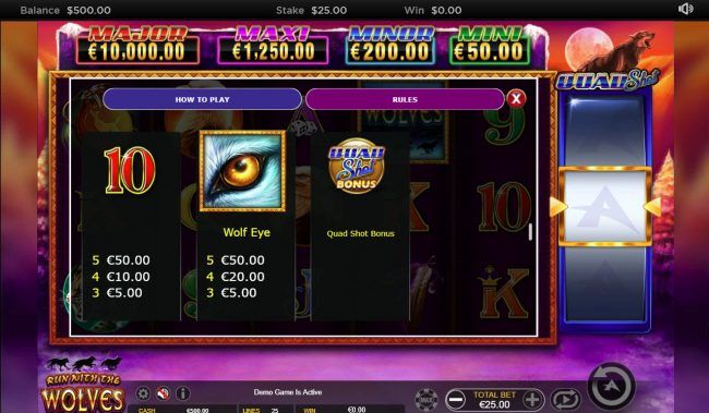 Paytable - Free Spins