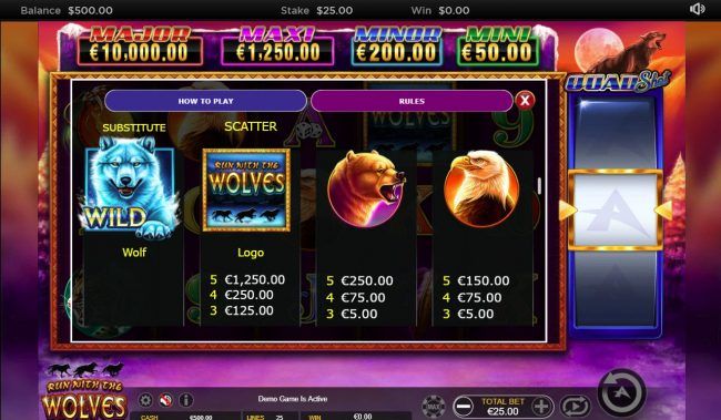 Paytable - Free Spins