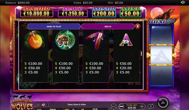 Paytable - Free Spins