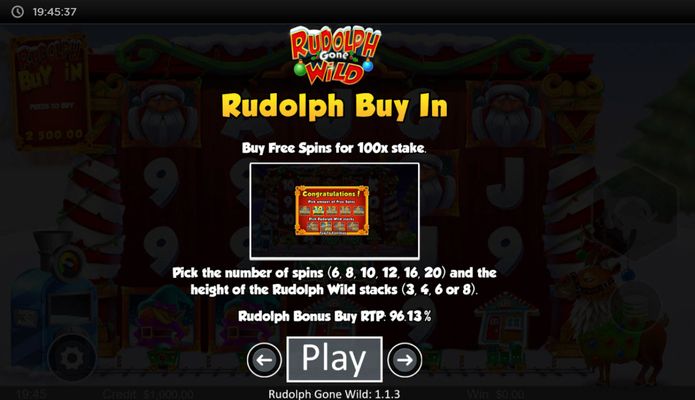 Buy In Feature