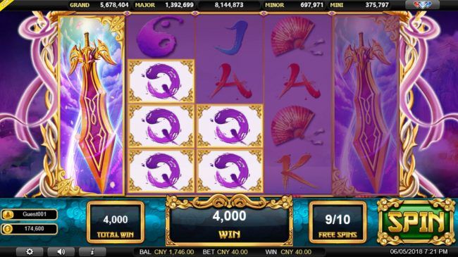 Free Spins Game Board