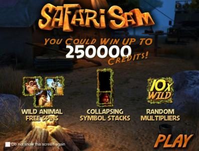 you could win up to 250000 credits