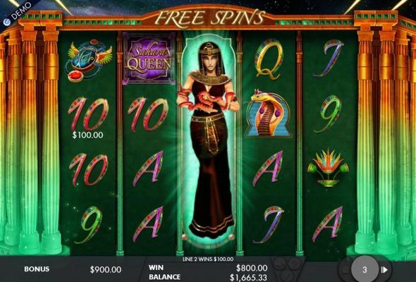 Stacked wild symbol triggers an 800.00 payout during the free spins feature.