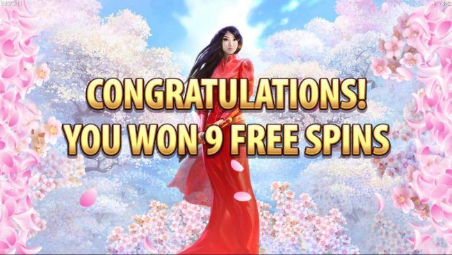 Player is awarded 9 free spins.