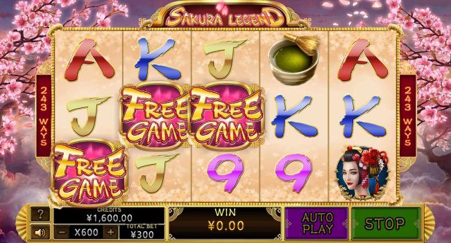 Scatter win triggers the free spins feature