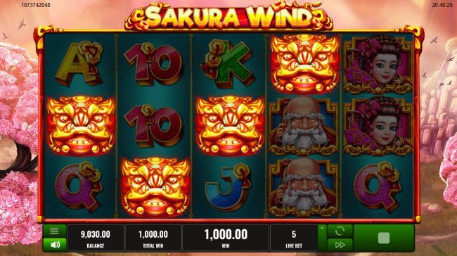 Scatter win triggers the free spins feature