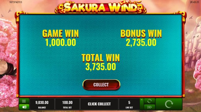 Total Free Spins Payout