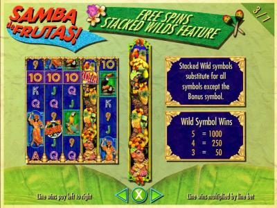 Free Spins Stacked Wilds Feature