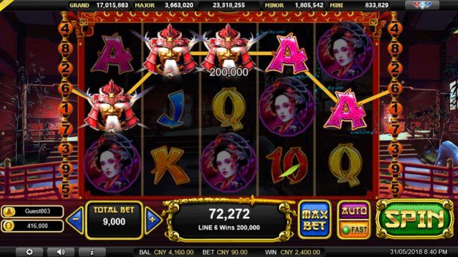 A winning five of a kind