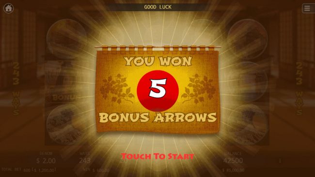 Bonus feature triggered