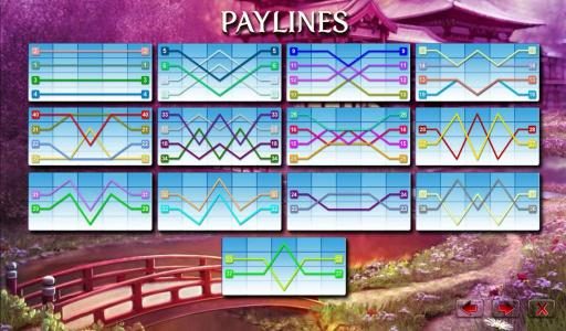 38 payline diagram configurations