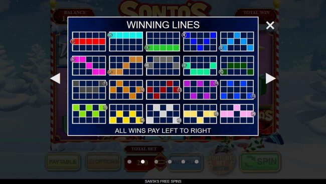 Paylines 1-20