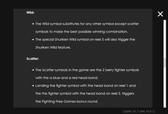 Wild and Scatter Symbol Rules