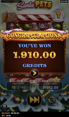 Total Free Games Payout