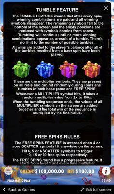 Tumble Feature